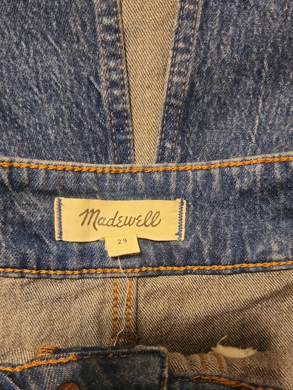 Madewell Hi Rise Midi Denim Skirt - Picture 4 of 7